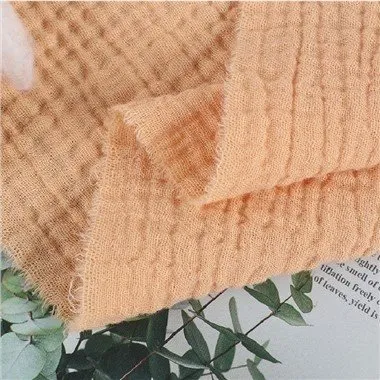 더블 거즈 크레이프 원단